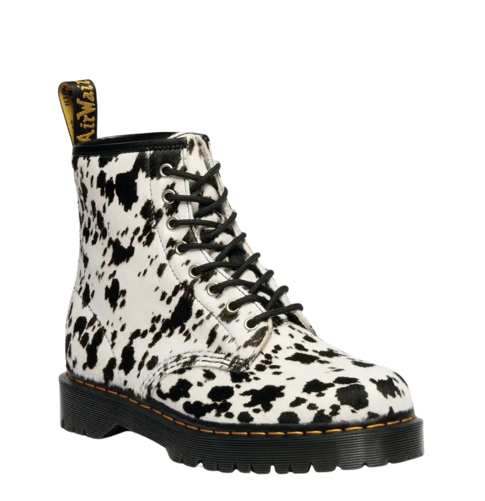 1460 Bex Dalmatian Hair-On Leather Boots