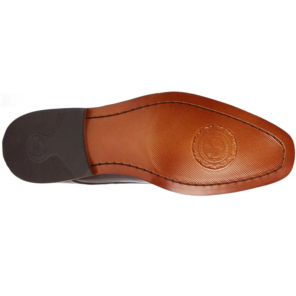 Base London Marley Plain Toe Derby Shoe - Brown