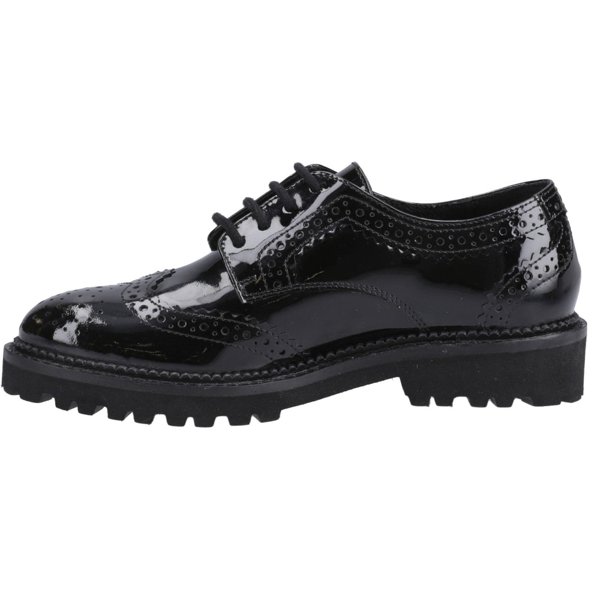 Gabi Lace Up Patent Jnr