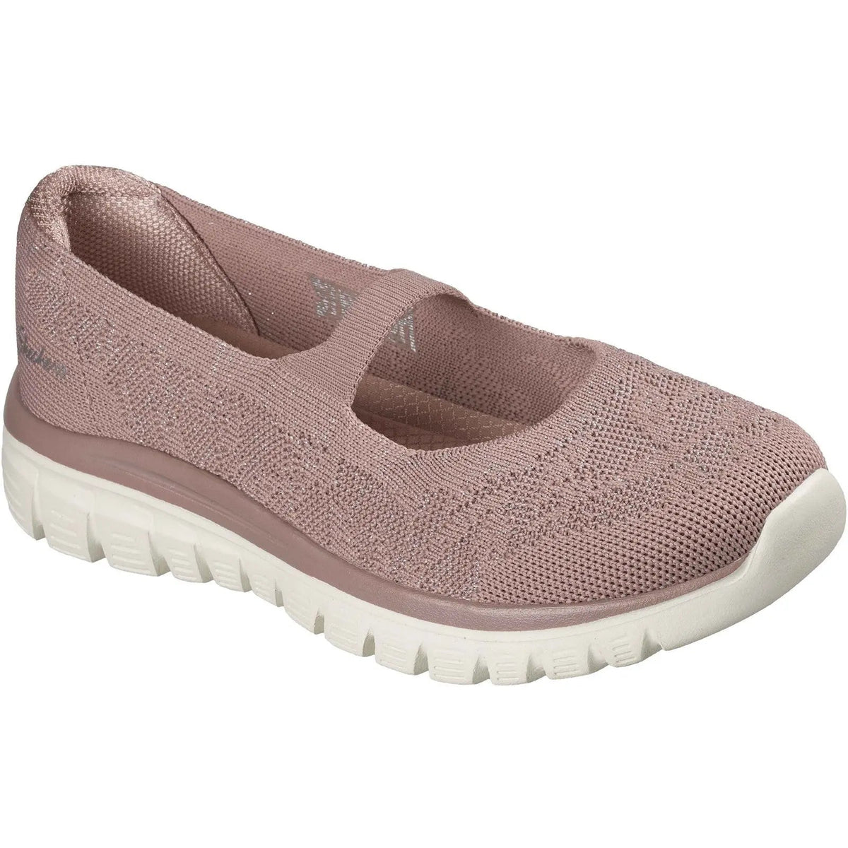 Skechers Graceful Shimmer Knit Mary Jane Slip-On