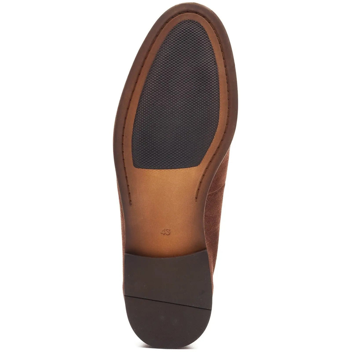 Base London Flint Tassel Loafer - Brown Suede