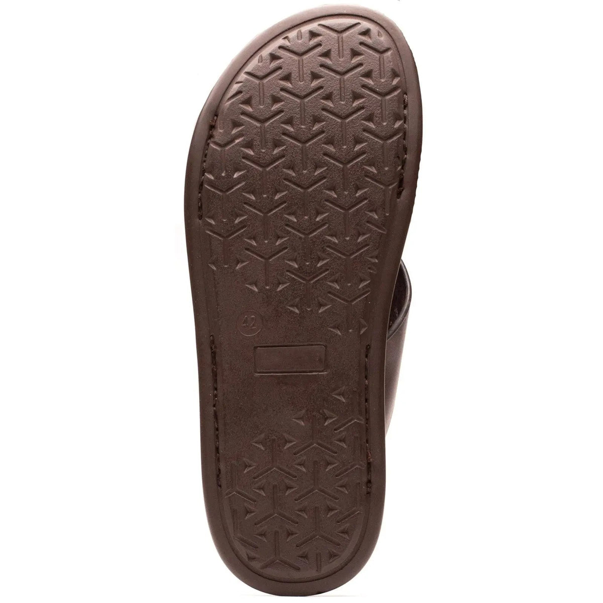 Base London Drift Cross Strap Sandal - Brown